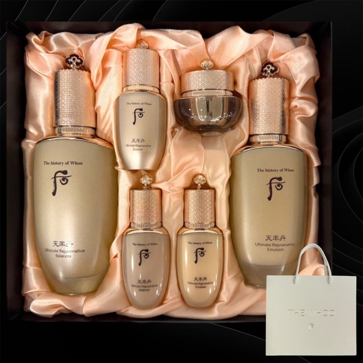 더 후 천율단 화율 시그니처 2종 스킨로션 세트 쇼핑백증정