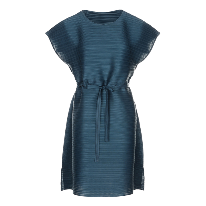 피네플리츠 벨트 캡소매 원피스 4 Color