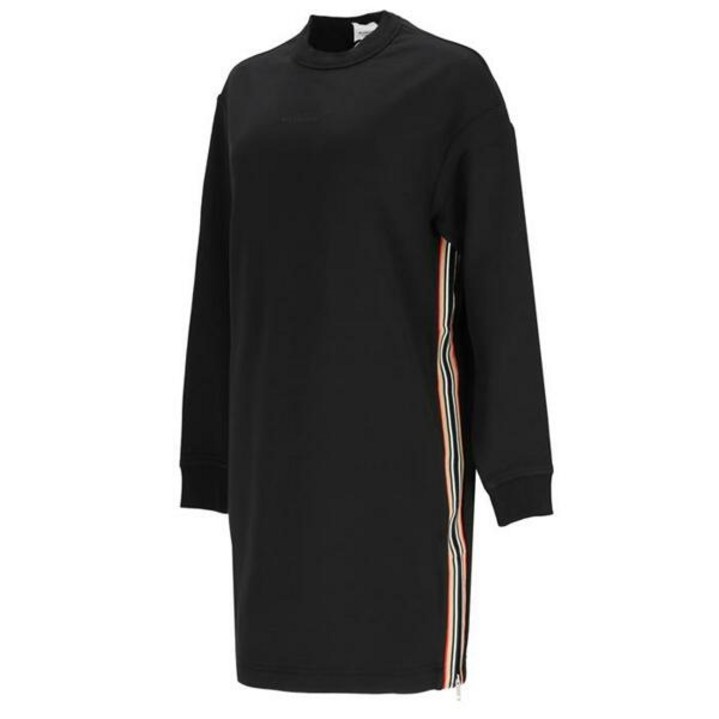 버버리 VIRLEY 스트라이프 지퍼 코튼 원피스