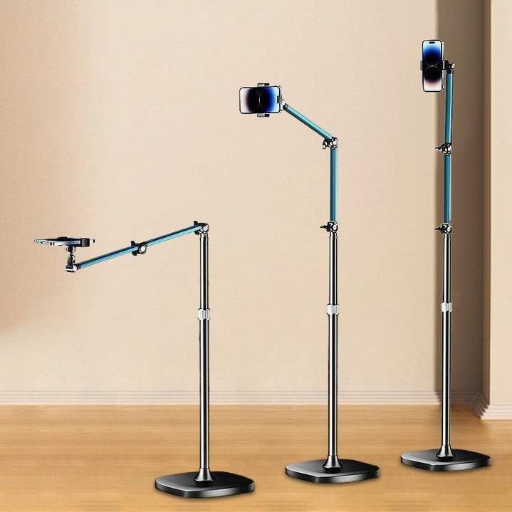 ALLILIO튼튼한 핸드폰 거치대  높이 조절 가능 스탠드  핸드폰 거치대  침대 핸드폰 거치대