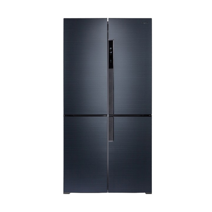 유니크업소용냉장고 캐리어 클라윈드 양문형냉장고 방문설치, 우드메탈, CRF-SN560OFC