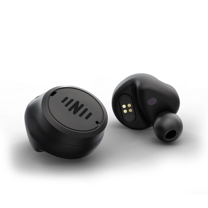 뉴히어라 IQBuds2 MAX 블루투스 이어폰, NU318, 블랙
