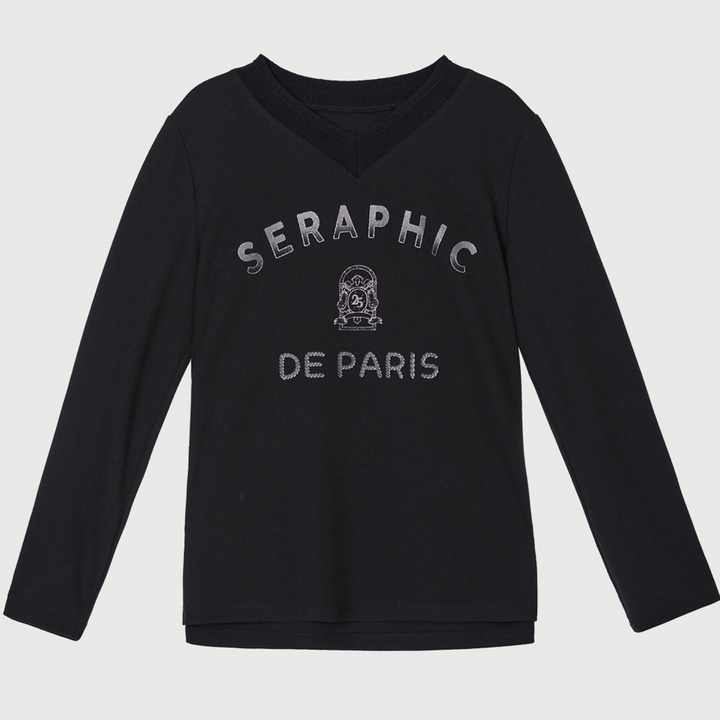 올리비아로렌 여성용 세라픽 프린트 티셔츠 VVCALYWA266