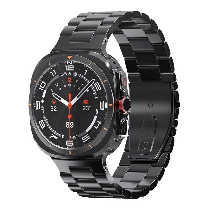 칸탐 갤럭시워치 클래식 메탈스트랩, 블랙, 1개