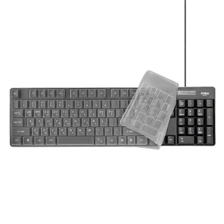 코시 콤팩트 하이키 유선 일반형 키보드키스킨, 단일색상, KB1210, 해당없음