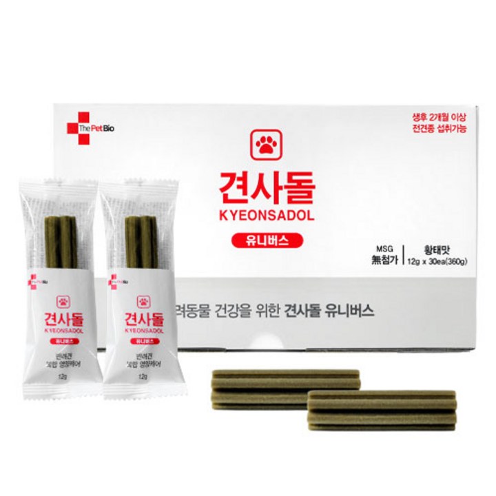 견사돌 강아지 유니버스 대용량 덴탈껌 30p, 30회분, 구강/치석관리+장건강, 1개