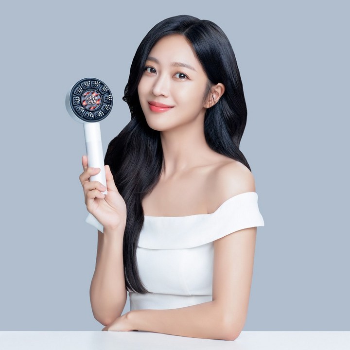 바디앤 EMS 헤어부스터 마사지기, 그레이