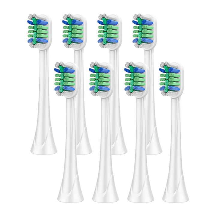 필립스 소닉케어 호환 전동 칫솔모 리필모, 2세트, 정밀세정형 칫솔모 4개