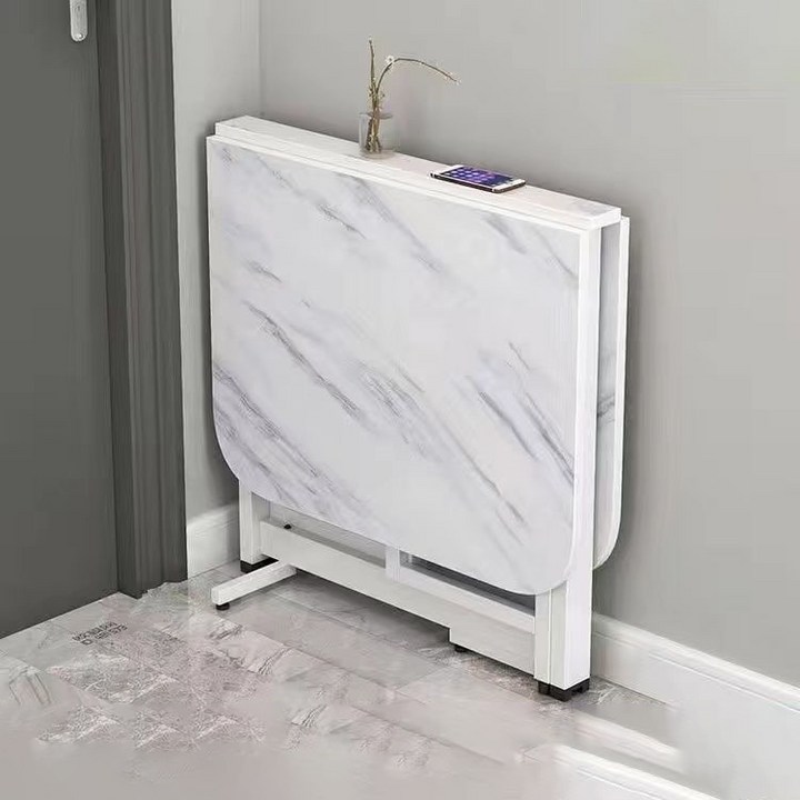 거실 접이식 확장형 기능성 고급 원룸 테이블, 화이트A