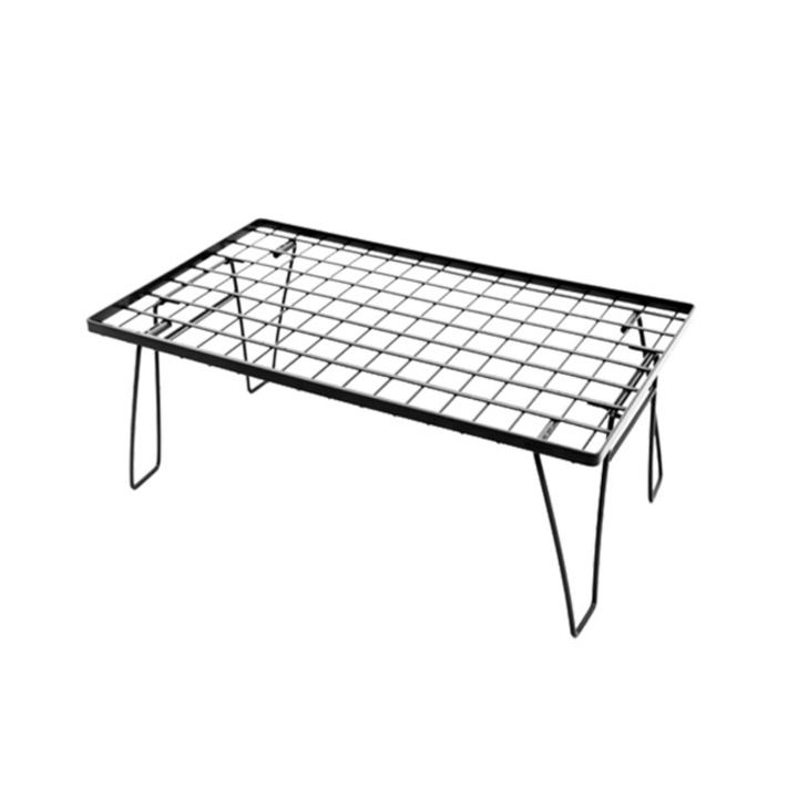 지카로 마운틴하이커 접이식 스틸 메쉬 캠핑 테이블 쿨러 스탠드 조합형 IGT