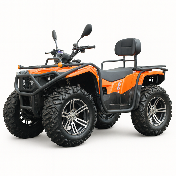 진짜 4륜구동 바이크존 350cc 풀타임 사륜구동 ATV 사륜 바이크 산길 갯벌 험로 산악, 블랙