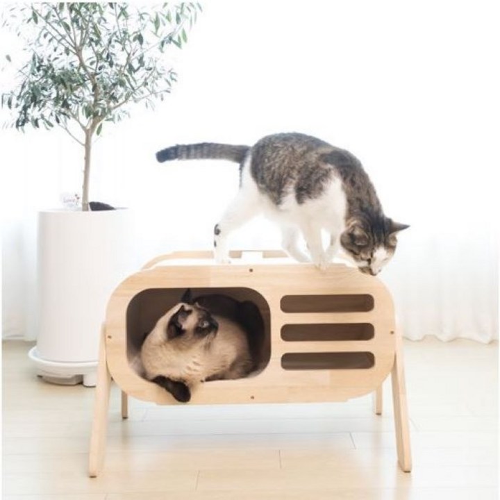 고양이 숨숨집 스크래쳐 고무나무 카페트 캣츠몽 라디오가가 레트로 타입, 카페트 아이보리, 1개 고양이 숨숨집 스크래쳐 고무나무 카페트 캣츠몽 라디오가가 레트로 타입, 카페트 아이보리, 1개