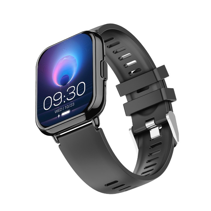 PEJE AI 질문응답 25나라 언어 실시간 번역 블루투스 통화 스마트워치, GPS + 블루투스, 4.6cm, 검정색