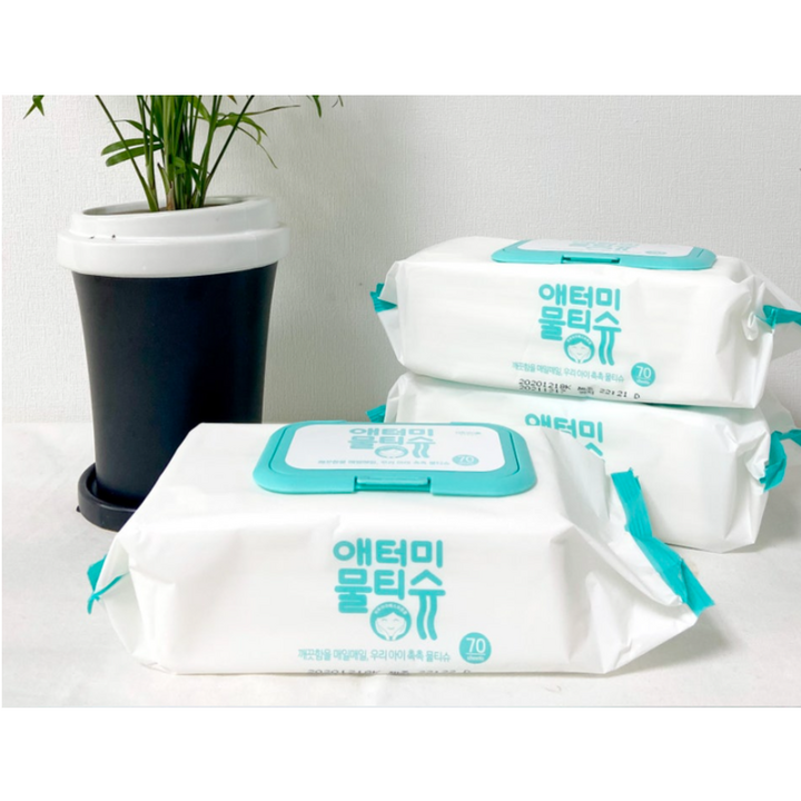애터미 물티슈, 8개, 70개입, 334g 애터미 물티슈, 8개, 70개입, 334g