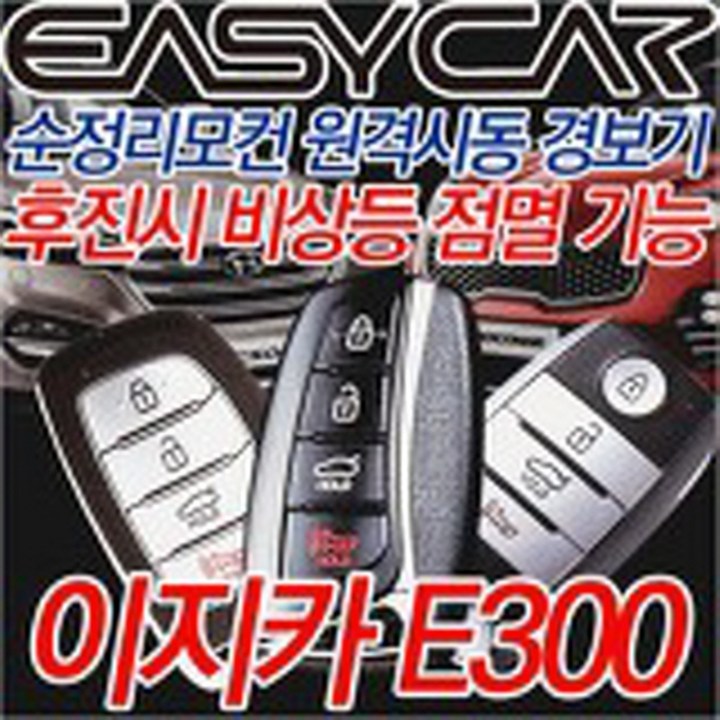원격시동 이지카 E300 뉴E300 순정 스마트키 순정리모콘 원격시동 경보기, 1개, 이지카E300