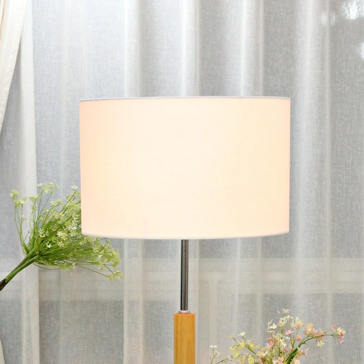 주노조명 패브릭 스탠드갓 대형 원형갓 400cm, 화이트