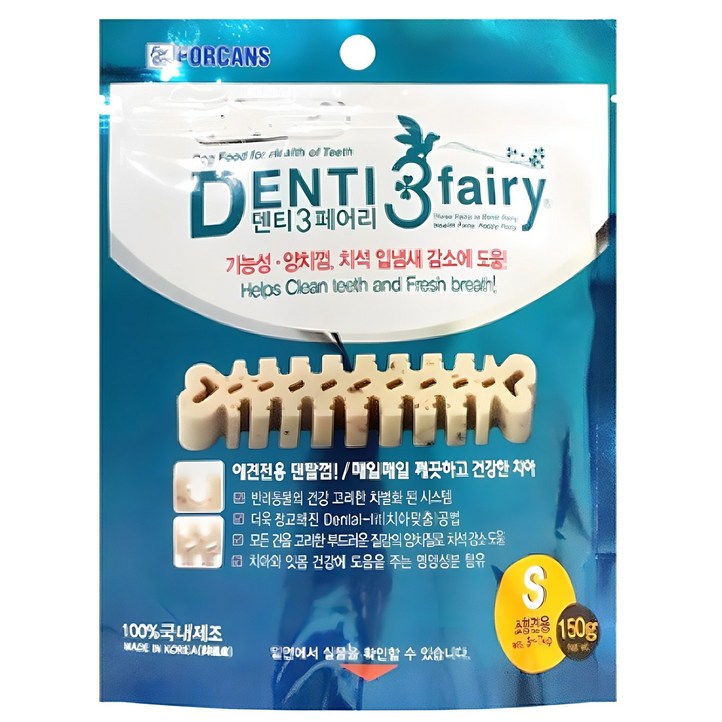 포켄스덴티페어리 반려견 덴탈껌 S 소형견용 포켄스덴티페어리 반려견 덴탈껌 S 소형견용