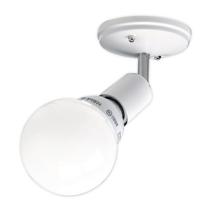 이솔전기 LED 자유봉 소켓 직부 등기구 E26 2p