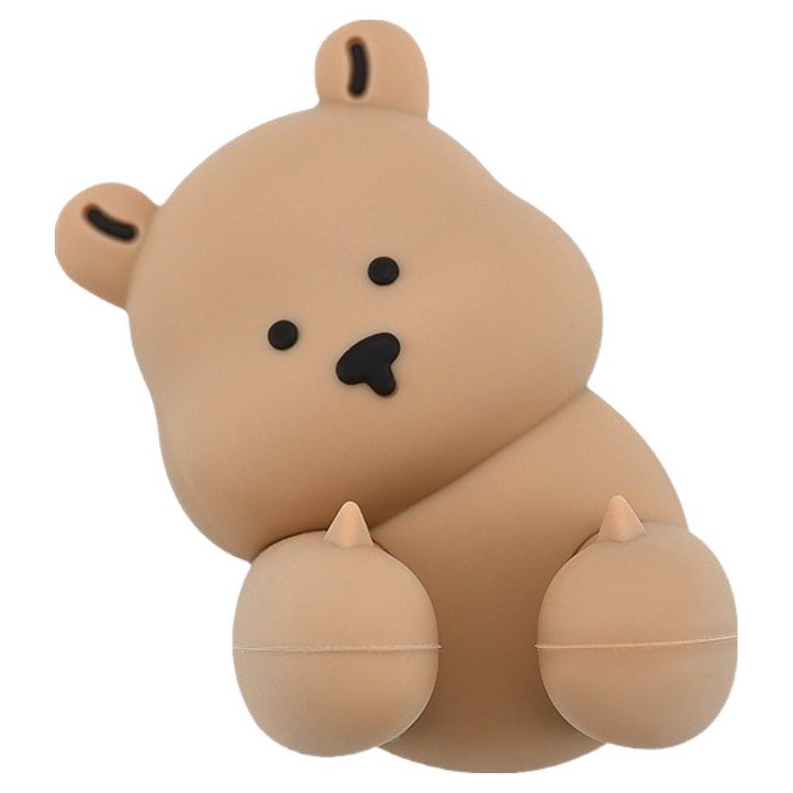 귀여운 곰돌이 칫솔꽂이 다용도 걸이 3.7 x 5.9 cm