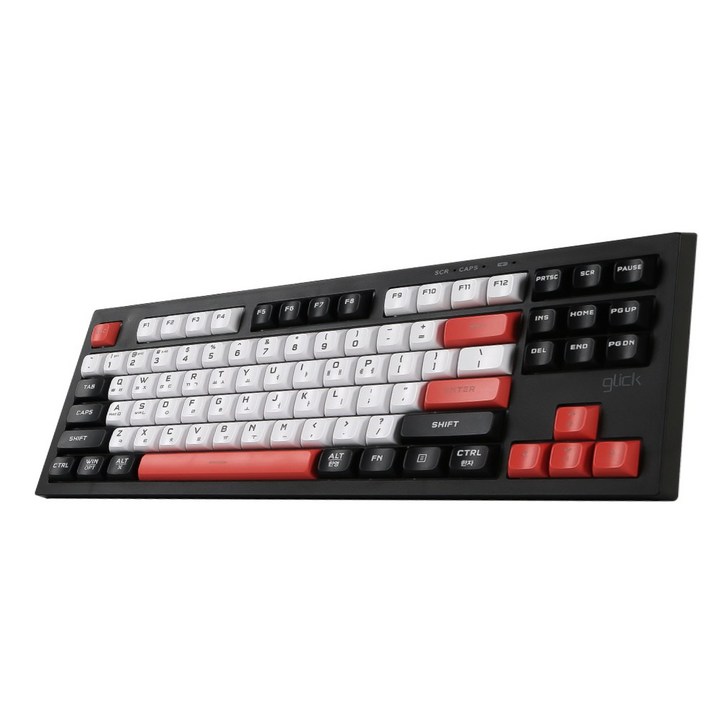 지클릭커 오피스프로 WK50 사일런스 M RGB 무소음 방수 무선 블루투스 키보드 87, Poker 87키, WK5087, 제조사축