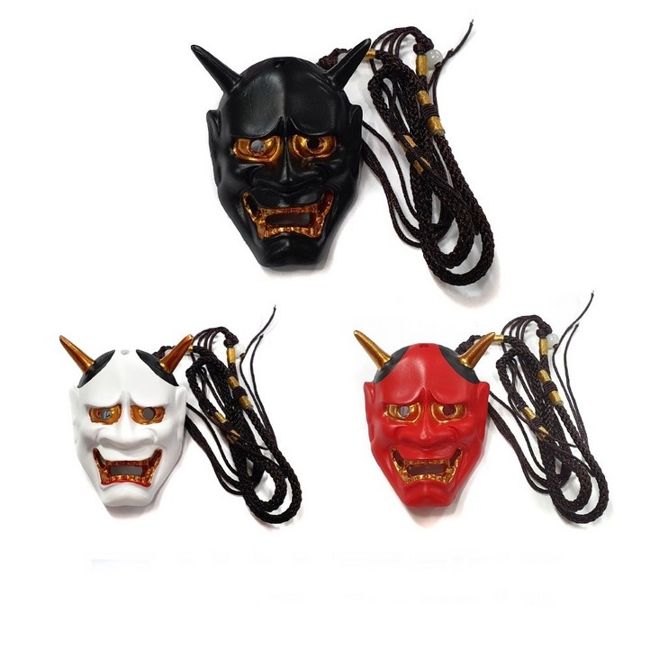 자동차 무사신 룸미러걸이 도깨비 한야 악세사리 블랙화이트레드 인형 팬던트 새차 선물