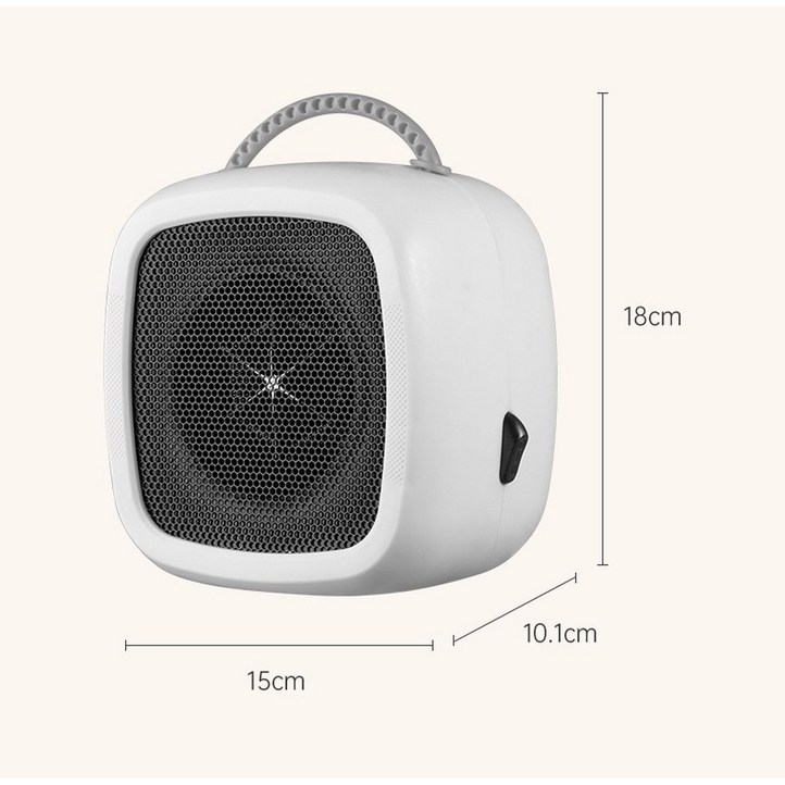 가정용 캠핑 속열온풍기 300W 표준형 열풍 저전력온풍기 사무실 텐트 온도조절 문어온풍기