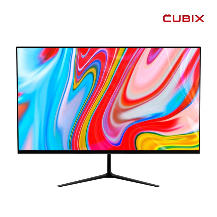 큐빅스 60.4cm 24인치 FHD LED 75Hz 사무용 게이밍 컴퓨터모니터 LE240FM