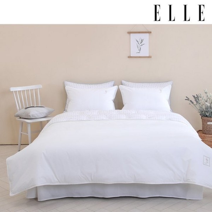 브랜드매장판 엘르 타니아 80수 고밀도 면 모달 차렵이불Qs