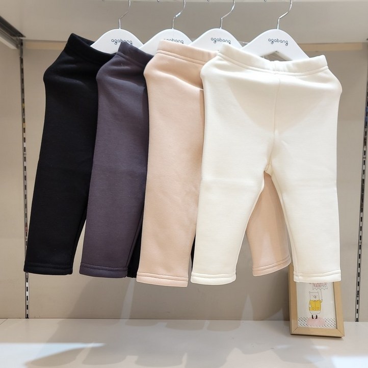 아가방강남점부들부들 포근포근 촉감좋고 따뜻한 밍크기모 편안한 신축성겨울 데일리