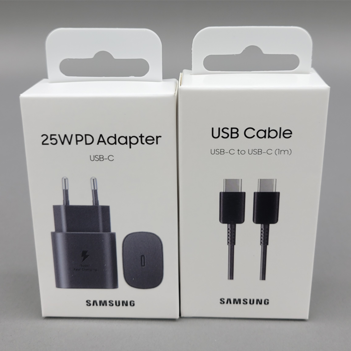 삼성 정품 갤럭시 S24 25W 초고속충전기 C타입  케이블 포함  블랙 검정
