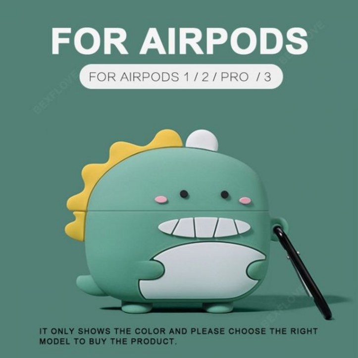 에어팟 프로2 호환 케이스 3D 이어폰 Airpods 2 3 프로 실리콘 만화 큐트 커버 애플 6795895384
