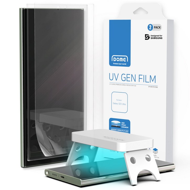 화이트스톤 갤럭시 UV GEN 보호필름, 1세트 화이트스톤 갤럭시 UV GEN 보호필름, 1세트