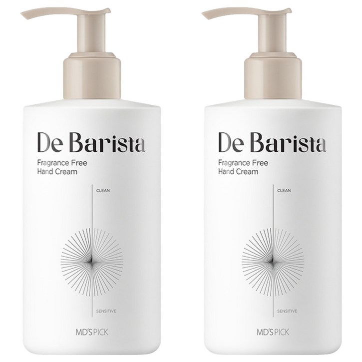 엠디스픽 드 바리스타 핸드크림 무향, 300g, 2개