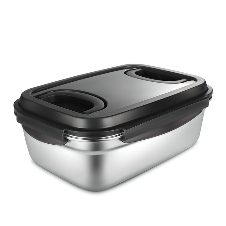 까사베니 연마제 없는 스테인레스 김치통, 5.5L, 1개