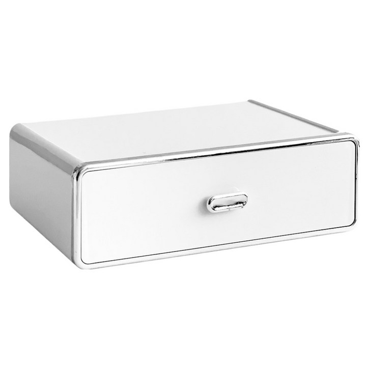 데미무드 다용도 스택 정리함, 화이트, 1개