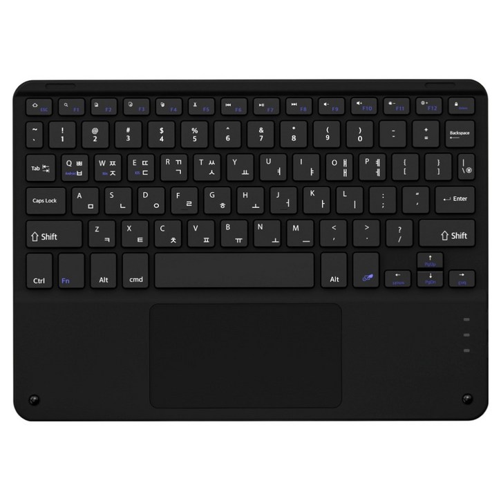 아이몰 무선 태블릿 호환 블루투스 터치 트랙패드 키보드, 블랙, Z15, 제조사축