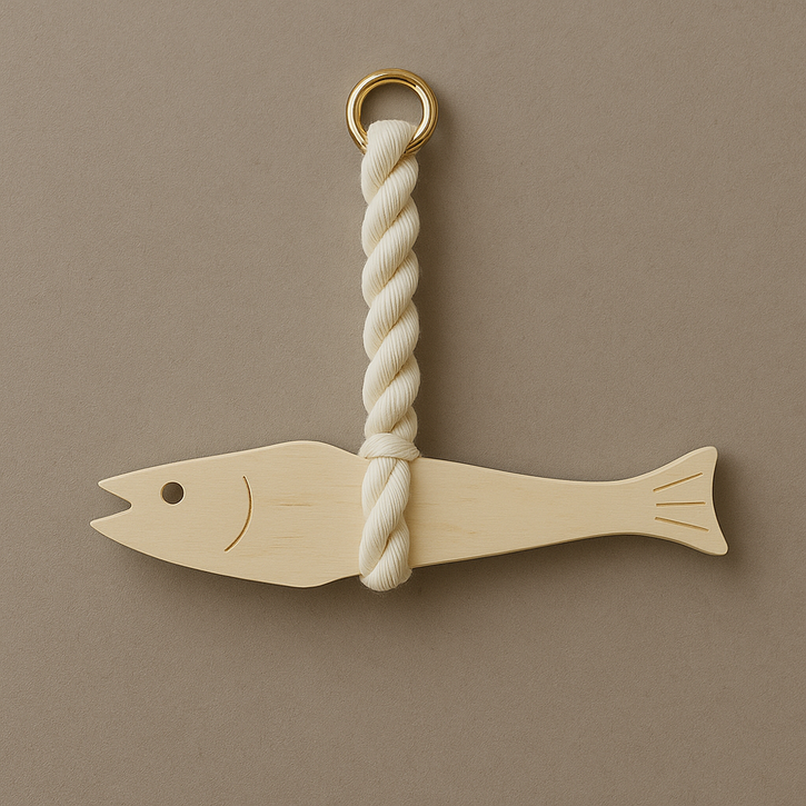 JUNBI 행운의 액막이 명태 북어