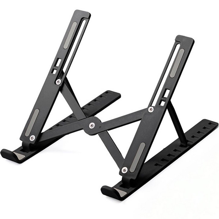 누아트 높이조절 휴대용 초경량 접이식 아이패드/맥북/노트북 16인치 호환 쿨링 거치대+전용 파우치 포함