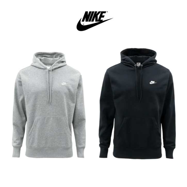 [국내매장정품] 나이키 클럽 남여공용 기본 무지 캐주얼 후드 티셔츠