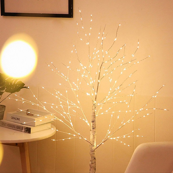 코스트코 자작나무 트리 이케아 크리스마스 LED 장식 무드등