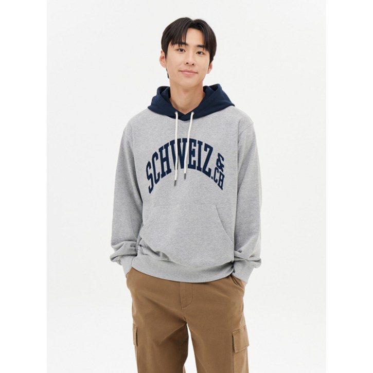 탑텐 TOPTEN 공용 테리 그래픽 스웨트후디MSE3TH3901 MSE3TH3901 250223