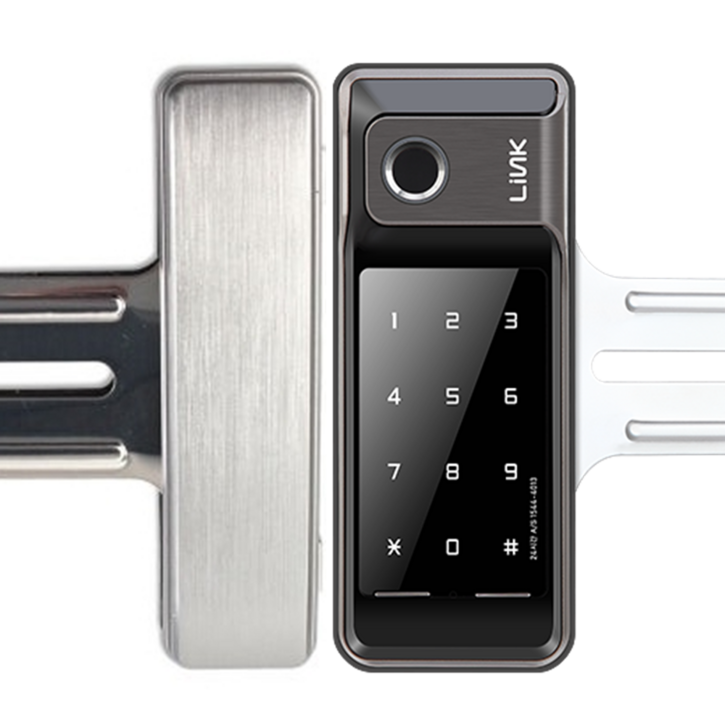 자가설치 LG500F 양문형 지문인식 유리문용 지문키 강화문용, LG500F양문형, 고객직접설치