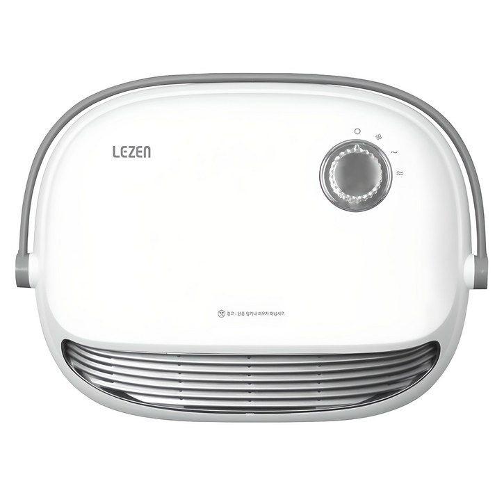 르젠 벽걸이 PTC 욕실 전기 온풍기, LZHB12SW, 화이트