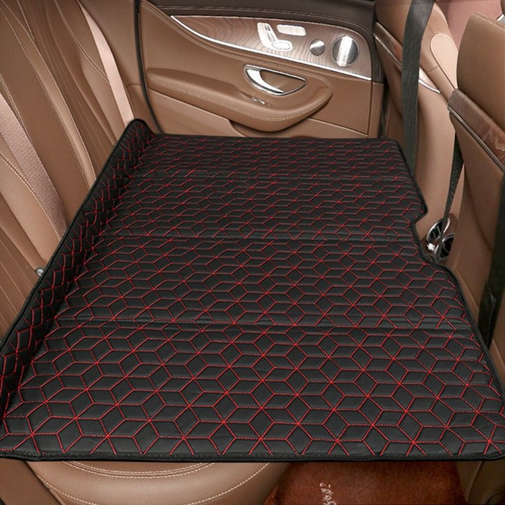 에테르넬 차량용 뒷자석 매트리스 차박매트, 레드