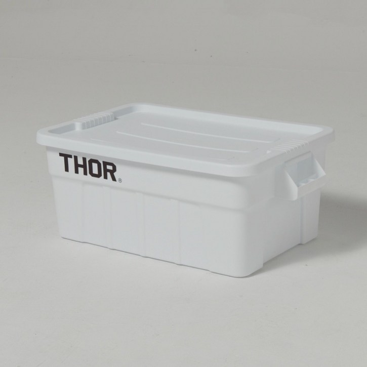 토르 박스 53 75 igt 컨테이너 폴딩박스 THOR 다용도 정리함 수납 상자, 뚜껑 포함, 흰색(53리터)