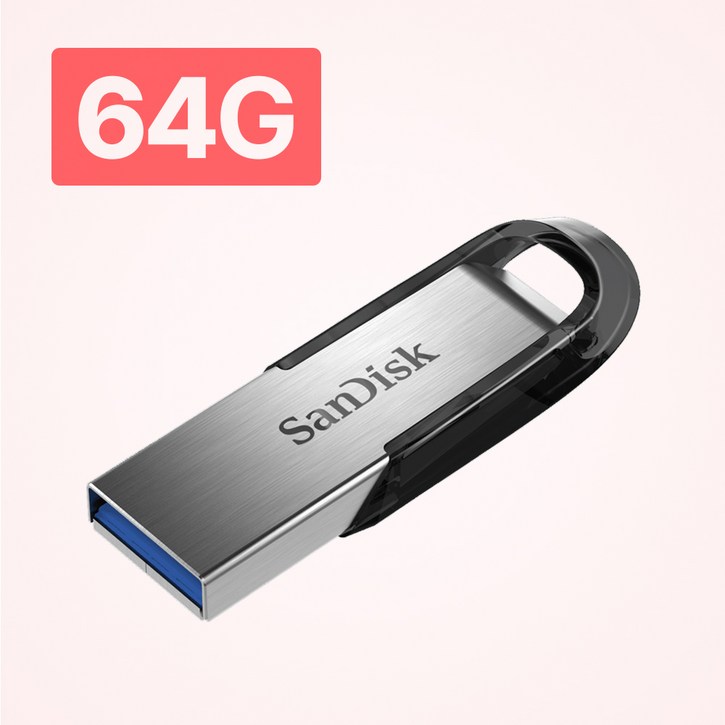 샌디스크 USB 3.0 메모리 정품스티커 스틱형, 64GB, 1개