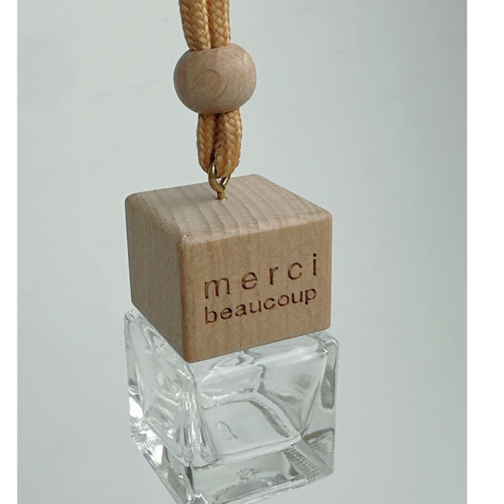 New로프분리st.캔디프 우드사각 메르시보꾸merci beaucoup 미니디퓨저용기 걸이형