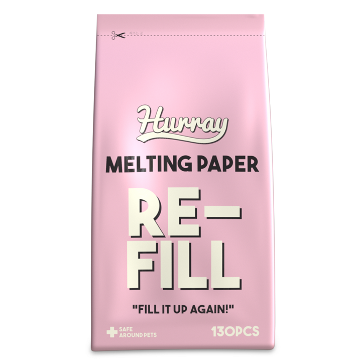 허레이 멜팅페이퍼 반려동물 물티슈 동물용의약외품 인증, 1개