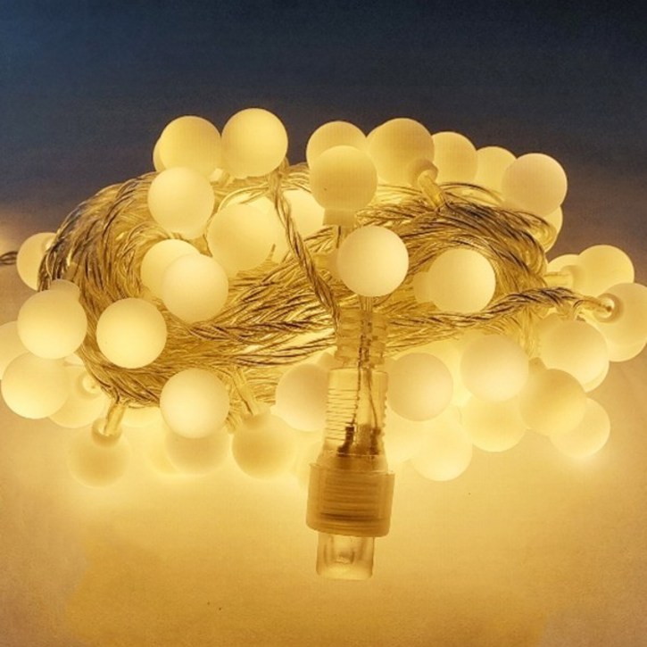 선세이브 LED 앵두전구 투명선 100구 AC 220V (크리스마스 트리전구) 단품, 전구색, 1개