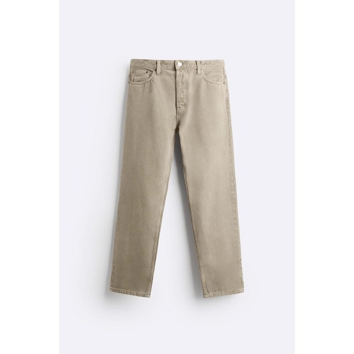 ZARA 자라 남성 와이드 워싱 진 캐주얼팬츠 1538404 1538404